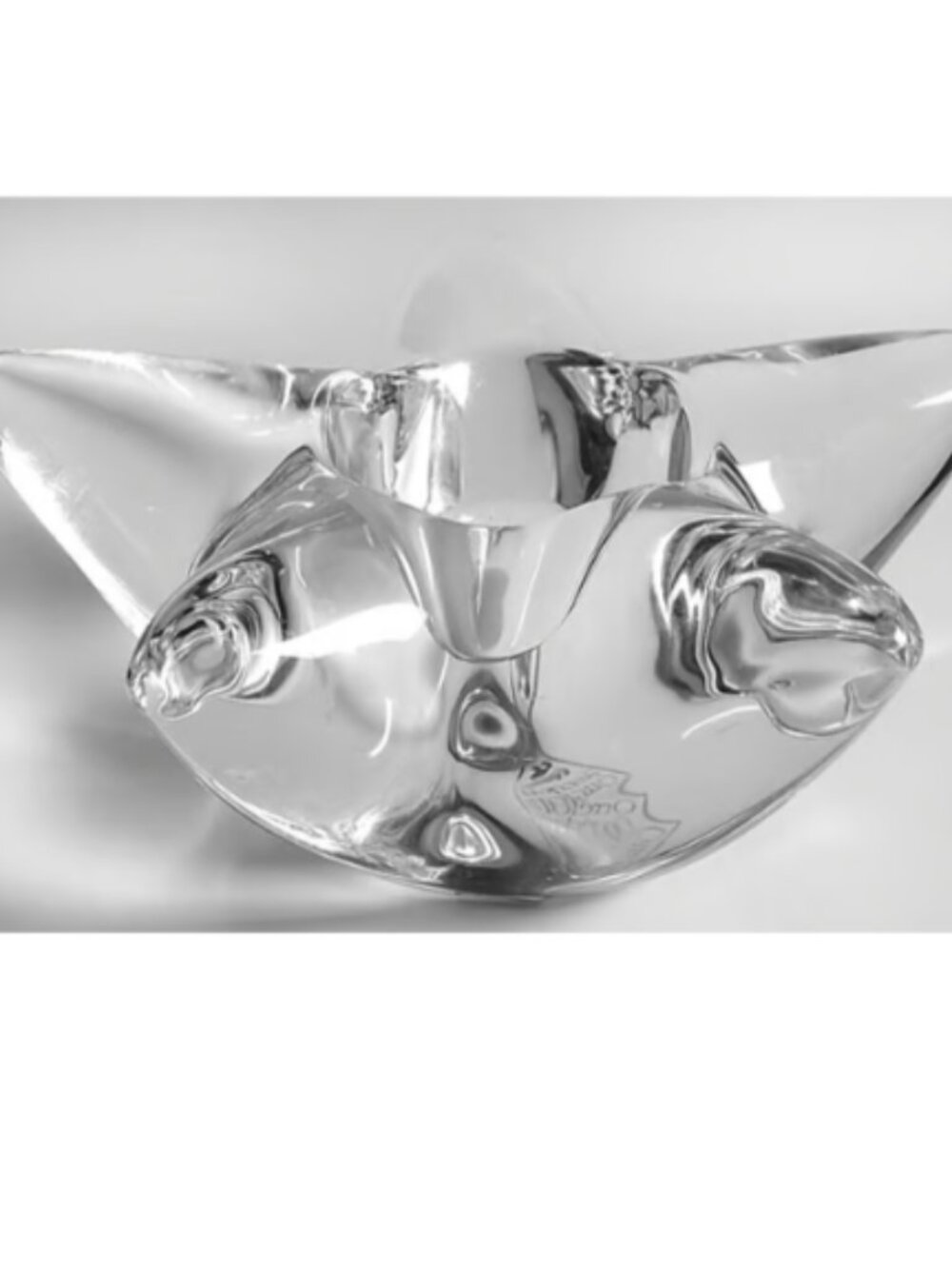 Orrefors Star Starfish Votive Tealight Holder Lead Crystal Signed new, Retired